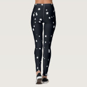Navy Blue Star Women's Leggings (Achterkant)