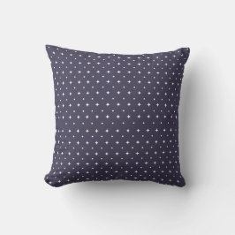 Navy Blue Starry Sky | Twinkling Stars Pattern  Kussen