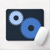 Navy Blue-stijlvolle wasbedekking Muismat (Met muis)