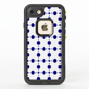 Navy Blue Stippen, Stippenpatroon, Stippen