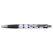 Navy Blue Stippen, Stippenpatroon, Stippen Pen (Achterkant)