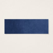 Navy Blue String Lights Bruiloft invoegen Kaart (Achterkant)