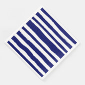 Navy Blue Striped Servet (Hoek)