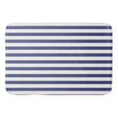 Navy Blue Stripes Badmat (Voorkant)