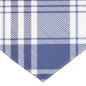 Navy Blue Tartan Pset Argyle Pattern Tafelkleed (Gekanteld)