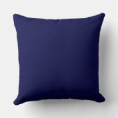 Navy Blue Ticking Stripe Cushion Kussen (Achterkant)
