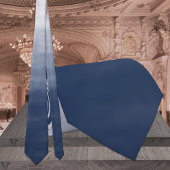 Navy Blue tot Dusty Blue Ombre Wedding Stropdas