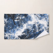 Navy Blue Trees Dream #1 #wall #art Bad Handdoek (Handdoek)