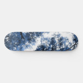 Navy Blue Trees Dream #1 #wall #art Persoonlijk Skateboard (Horizontaal)