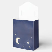 Navy Blue Twinkle Little Star Sky Baby shower Bedankdoosjes (Geopend)