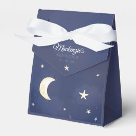 Navy Blue Twinkle Little Star Sky Baby shower Bedankdoosjes