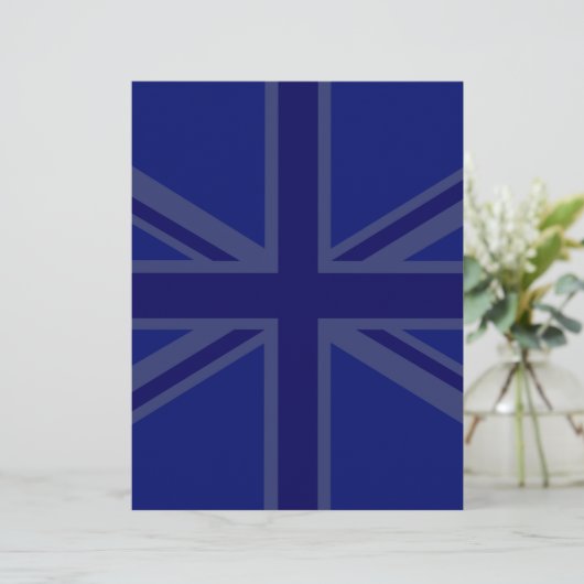 NAvy Blue Union Jack Decor (Staand voorkant)