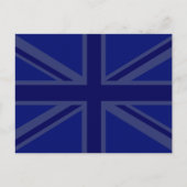NAvy Blue Union Jack Decor Briefkaart (Voorkant)