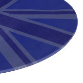 NAvy Blue Union Jack Decor Snijplank (Hoek)