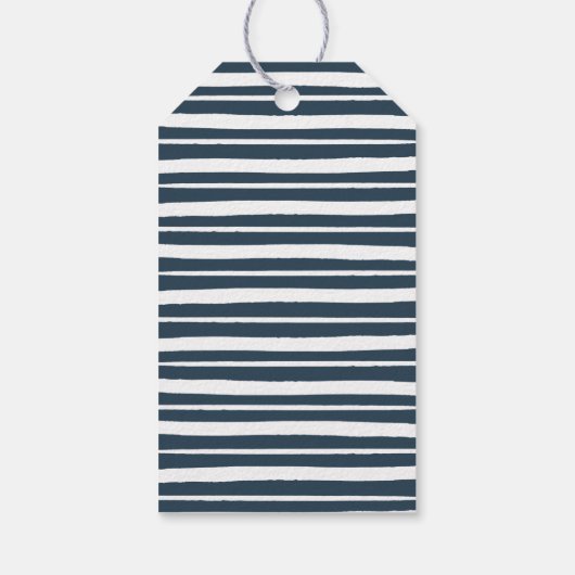 Navy Blue Vakantie vreugde, cadeau Labels Cadeaulabel (Achterkant)