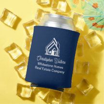 Navy Blue Vastgoedbedrijf Gepersonaliseerde Makela