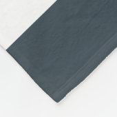 Navy Blue Vertical Stripes Fleece Deken (Hoek)