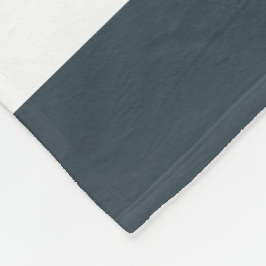 Navy Blue Vertical Stripes Fleece Deken (Hoek)