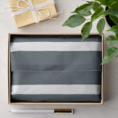 Navy Blue Vertical Stripes Tissuepapier (Geschenk)