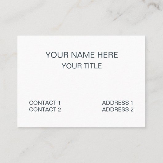 Navy Blue Vertical Stripes Visitekaartje (Achterkant)