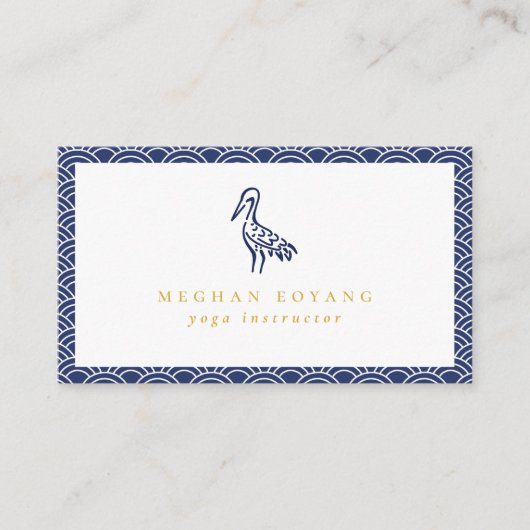 Navy Blue Visitekaartje (Voorkant)