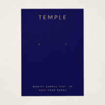 Navy Blue Voeg je Logo-verkenningskaart toe