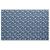 Navy Blue Volleyball Chevron Patterned Stof (Fat Quarter)