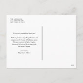 Navy Blue Vrolijk kerstfeest en een gelukkig nieuw Feestdagenkaart (Achterkant)