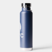 Navy Blue Water Bottle with PLYC Logo Waterfles (Links)
