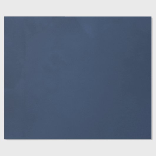 Navy Blue Waterverf Cadeaupapier (Vlak)