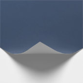 Navy Blue Waterverf Cadeaupapier (Hoek)