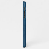 Navy Blue Waterverf Ombre iPhone Case iPhone 11Pr iPhone Hoesje (Linkerkant)