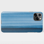 Navy Blue Waterverf Ombre iPhone Case iPhone 11Pr iPhone Hoesje (Achterkant horizontaal)