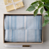 Navy Blue Waterverf Ombre Tissue Paper Tissuepapier (Geschenk)
