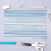 Navy Blue Waterverf Ombre Tissue Paper Tissuepapier (Craft)