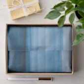 Navy Blue Waterverf Ombre Tissue Paper Tissuepapier (Geschenk)