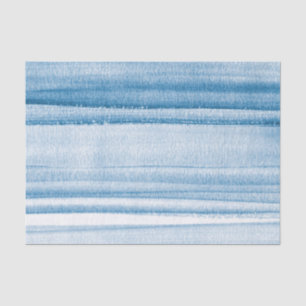 Navy Blue Waterverf Ombre Tissue Paper Tissuepapier