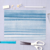 Navy Blue Waterverf Ombre Tissue Paper Tissuepapier (Craft)