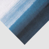 Navy Blue Waterverf Ombre Tissuepapier (Detail)