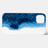 Navy Blue waterverf swish Case-Mate iPhone Case (Achterkant (horizontaal))