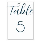 Navy Blue Wedding Kaart (Voorkant)