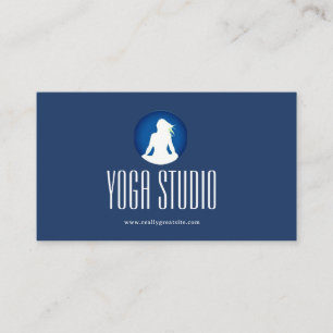 Navy Blue Wellness Yoga Studio Visitekaartje