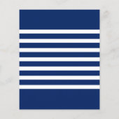 Navy Blue White 3 Photo Graduation Invitations (Achterkant)