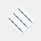 Navy Blue white nautical-ropentroepering Napki Servet (Hoek)