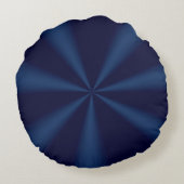 Navy Blue, White, Silver Jubileum Gifts by Year Rond Kussen (Achterkant)