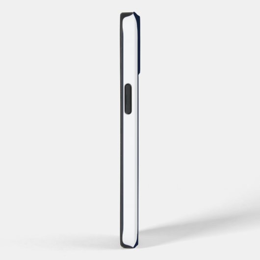 Navy Blue White Stripes Bold Case-Mate iPhone Case (Achterkant / Rechts)