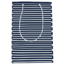 Navy Blue White Stripes