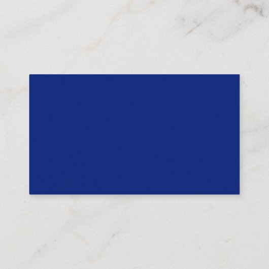 Navy Blue White Stripes QR Code, Social Media Icon Visitekaartje (Achterkant)
