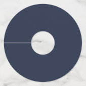 Navy Blue Wijnglaslabel (Achterkant)