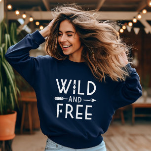 Navy Blue Wild en gratis Trui